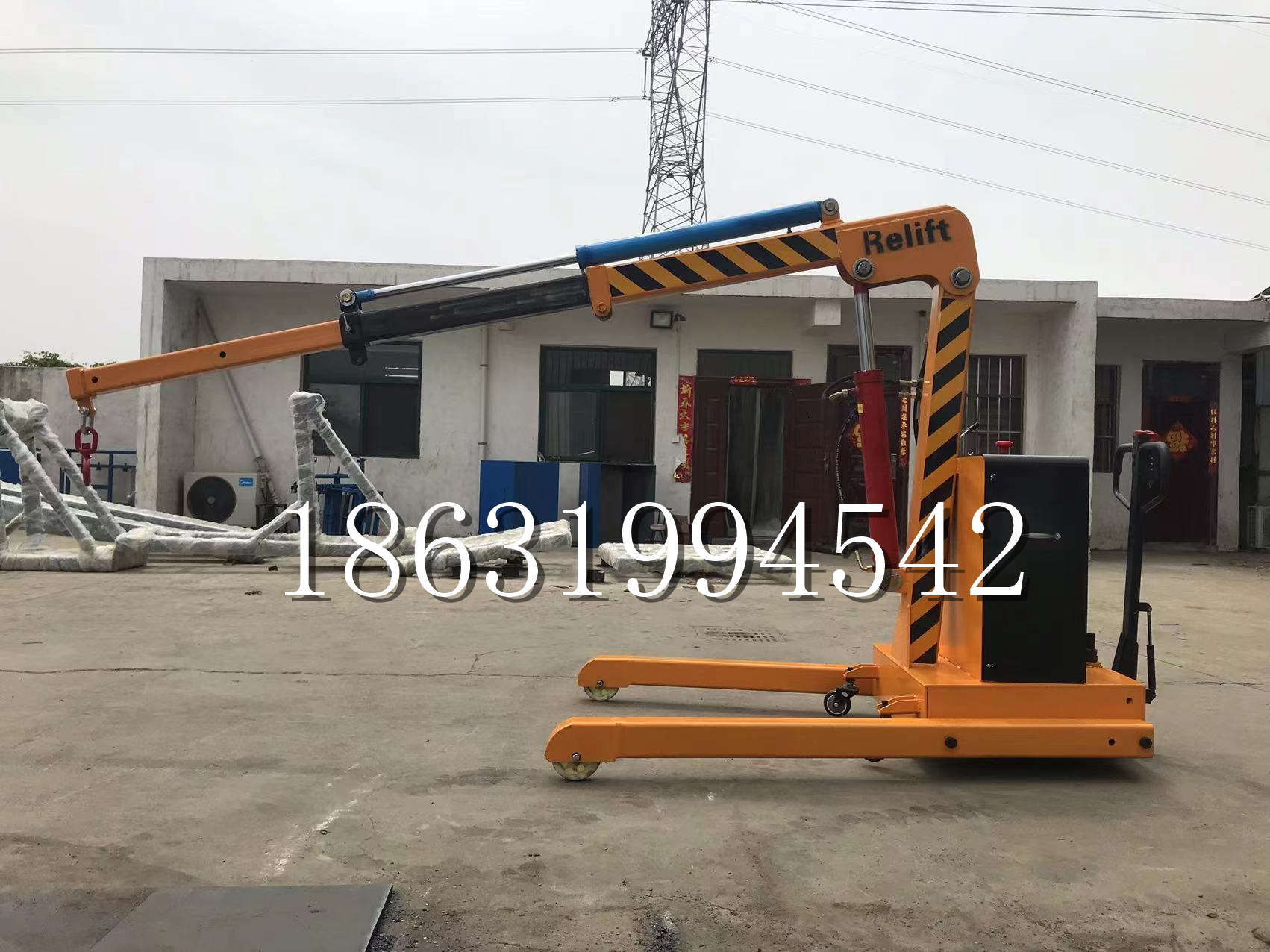 故城县久征定做3吨三轮随车吊 农用园林绿化移树吊 平板工程用小吊机