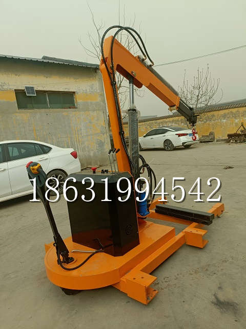 故城县自卸车厢随车吊 自制轮式四不像起重机 四驱平板吊 5吨 贵盛